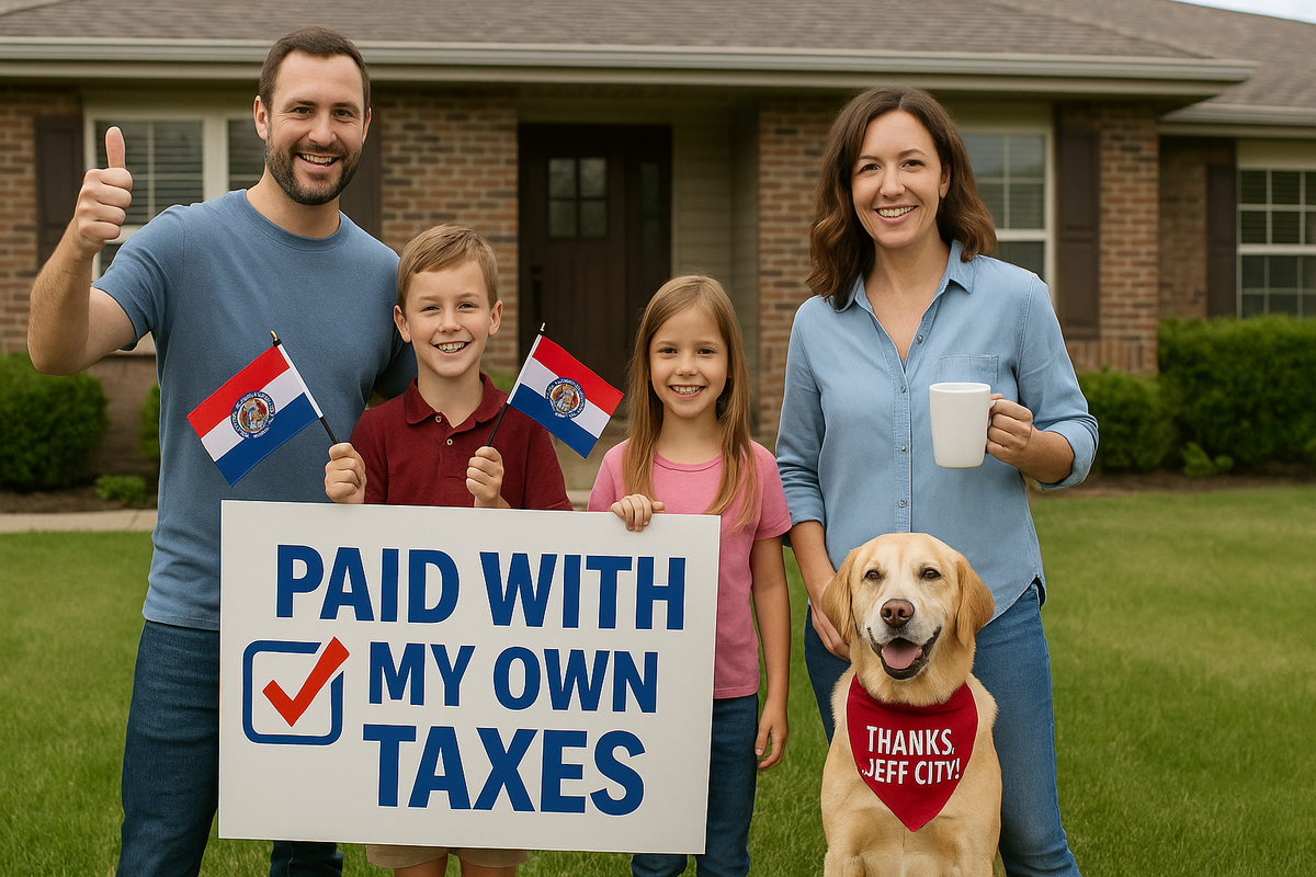 Missouri Legislature Passes Bill Letting All Citizens Keep Their Taxes to Pay Mortgages Since “Everyone Boosts the Economy”
