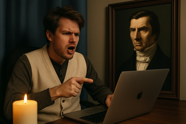 Populist Patriot Still on Mom’s Wi-Fi